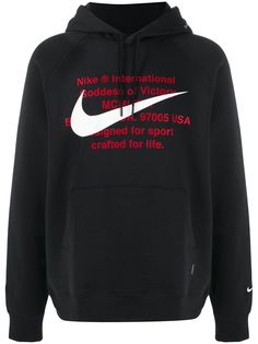 Nike толстовка с капюшоном и логотипом