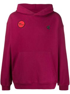 Vivienne Westwood Anglomania rear logo print patch detail hoodie