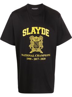 Neil Barrett футболка Slayde с принтом