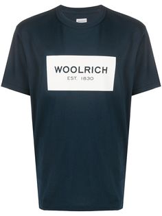Woolrich футболка с логотипом