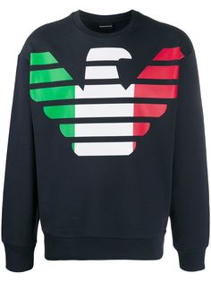 Emporio Armani пуловер с логотипом