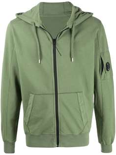 C.P. Company zipped long sleeve hoodie
