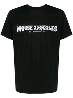 Moose Knuckles logo print T-shirt