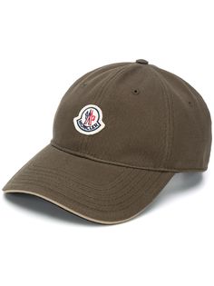 Moncler бейсболка с нашивкой-логотипом
