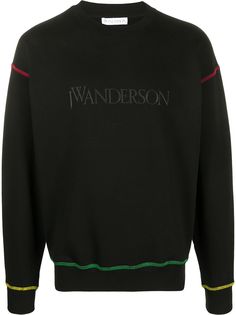 JW Anderson толстовка с вышитым логотипом