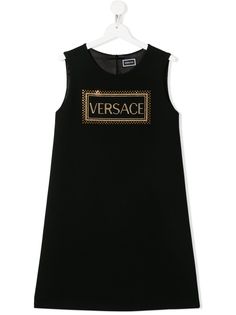 Young Versace платье с логотипом