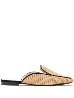 Schutz SCHUTZ S2071000470001 NATURAL/BLACK Furs & Skins->Nubuck Leather