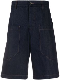 Barena oversized pocket knee-length shorts