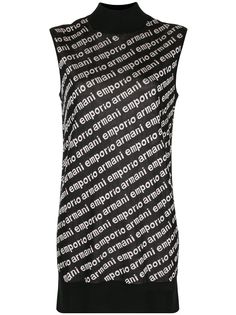 Emporio Armani трикотажный топ с логотипом