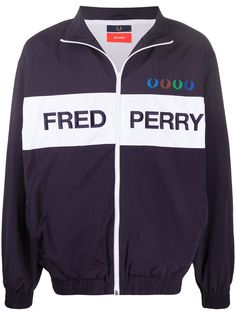 Fred Perry куртка с вышитым логотипом