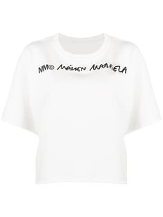 Mm6 Maison Margiela толстовка с короткими рукавами и логотипом