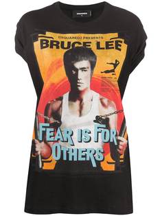 Dsquared2 футболка с принтом Bruce Lee