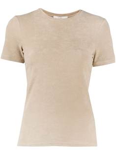 Tibi short-sleeved knitted top