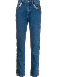 Christopher Kane декорированные джинсы