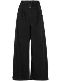 Mm6 Maison Margiela брюки широкого кроя