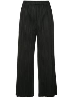 Pleats Please Issey Miyake брюки широкого кроя со складками