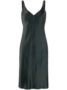 Helmut Lang платье-комбинация с V-образным вырезом