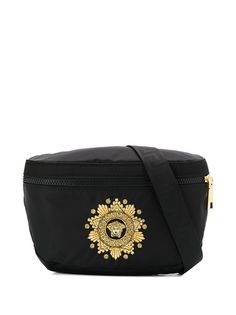 Versace поясная сумка с вышивкой