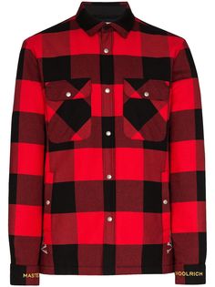 Woolrich клетчатая куртка Buffalo из коллаборации с Mastermind