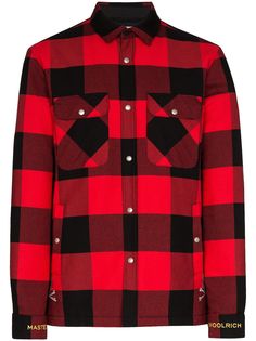 Woolrich клетчатая куртка Buffalo из коллаборации с Mastermind