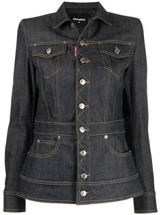 Dsquared2 джинсовая куртка кроя слим