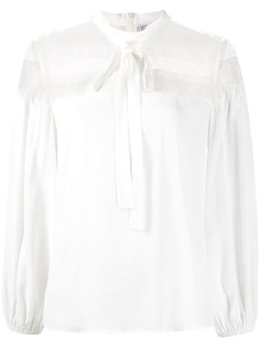 RedValentino блузка с кружевными вставками