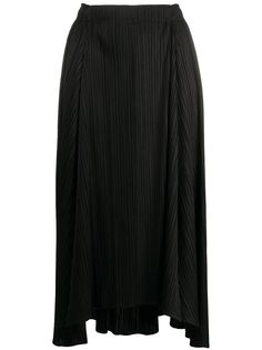 Pleats Please Issey Miyake плиссированная юбка миди с завышенной талией