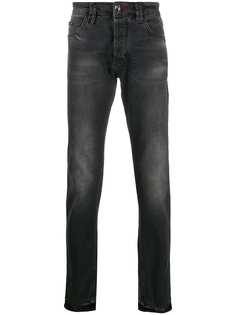 Philipp Plein джинсы кроя слим с эффектом потертости