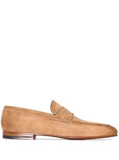 Santoni suede loafers