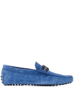 Tods лоферы Gommino с логотипом Tod`S