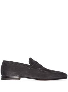 Santoni suede loafers