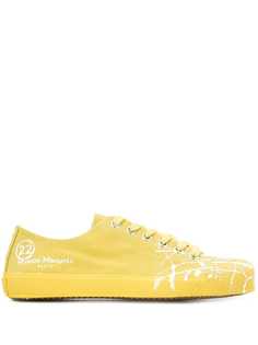 Maison Margiela кроссовки Tabi с эффектом разбрызганной краски
