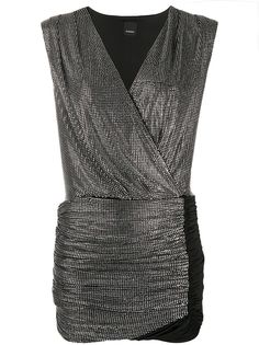 Pinko платье мини с кристаллами