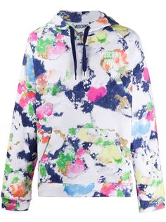 Moschino худи с абстрактным принтом
