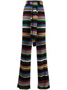 M Missoni расклешенные брюки в полоску