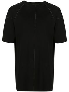 The Viridi-Anne stitch detail round neck T-shirt