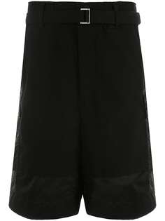 Sacai шорты карго со вставками