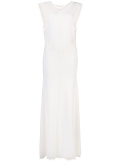 Proenza Schouler White Label трикотажное платье с бахромой