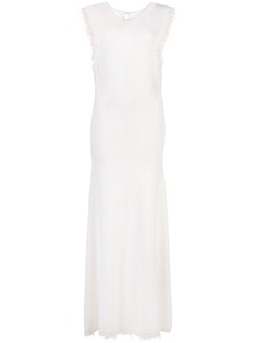 Proenza Schouler White Label трикотажное платье с бахромой