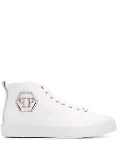Philipp Plein высокие кеды с логотипом
