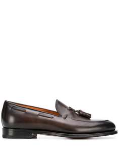 Santoni лоферы с кисточками