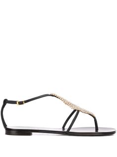 Giuseppe Zanotti сандалии с кристаллами