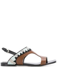 Emilio Pucci босоножки с абстрактным принтом