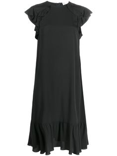 RedValentino платье миди с оборками