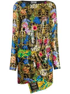 Versace Jeans Couture платье с цветочным принтом