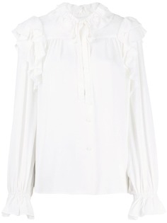 MSGM блузка с оборками