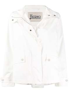 Herno куртка свободного кроя с воротником-стойкой