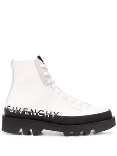 Givenchy массивные ботинки на шнуровке