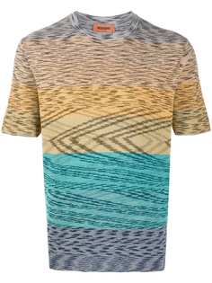 Missoni трикотажная футболка с абстрактным узором