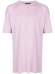 The Viridi-Anne stitch detail round neck T-shirt